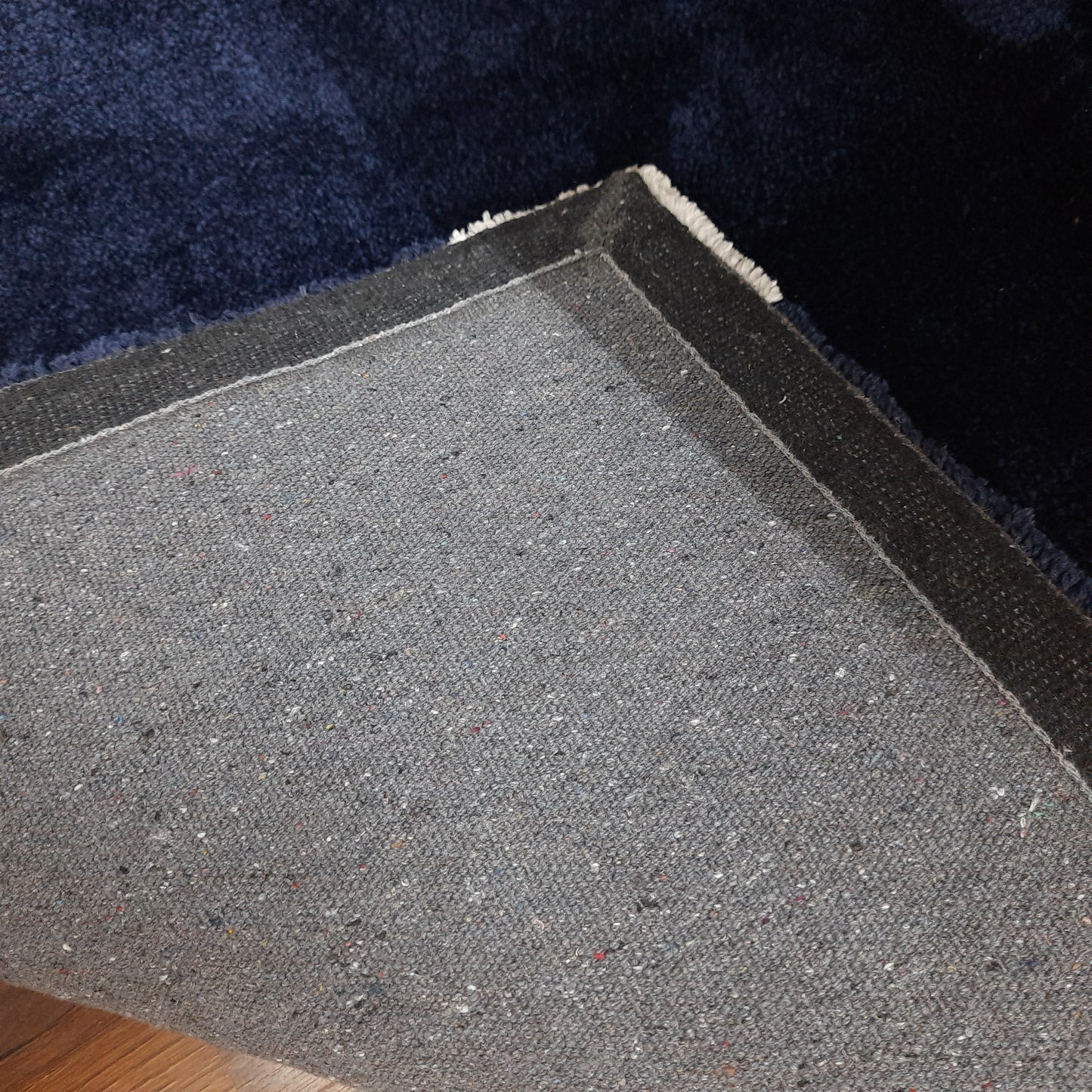 Avioni Atlas Collection- Navy Blue/White -Different Sizes Shaggy Fluffy Rugs and Carpet for Living Room