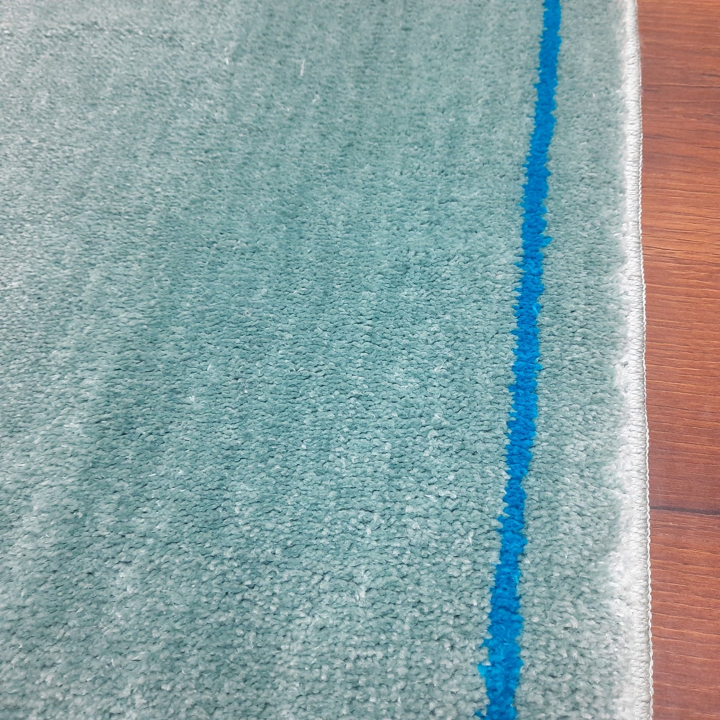 Avioni Home | Aqua Blue Oasis Microfiber Runner | Luxuriously Soft, Stylish | 55 x 140 cm |12.5mm thickness