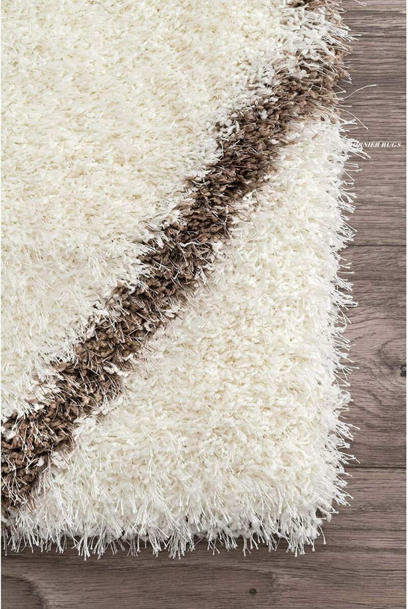 Avioni Atlas Collection- Micro Abstract Moroccon Design Cream And Brown Carpet -Different Sizes