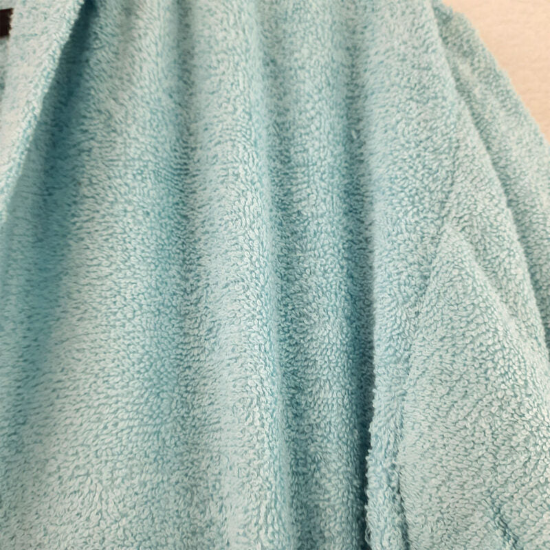 Avioni by Loomkart | Export Quality Bath Robes in Blue in Avioni Zip -Packing- Standard Size