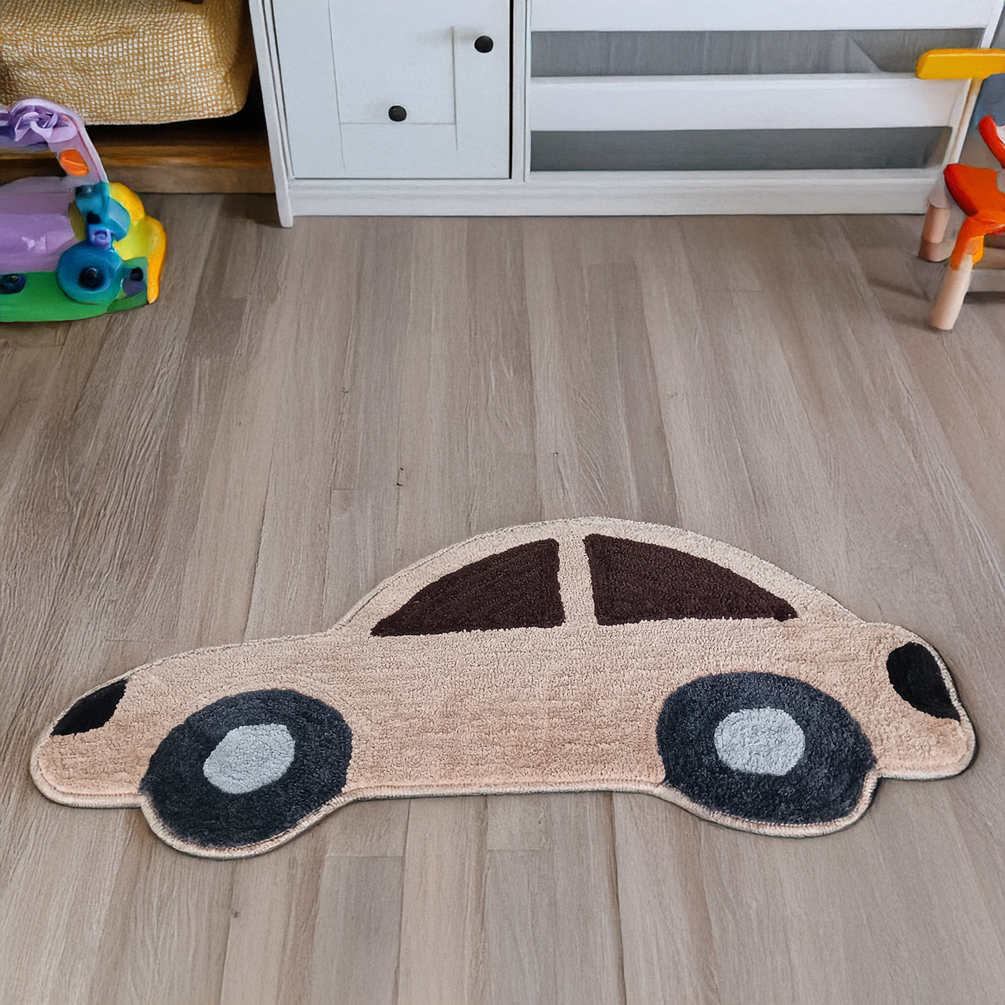 Buy Kids Room Carpet – Soft Washable Car Rug with Anti-Skid Backing- 60 cm x 90 cm