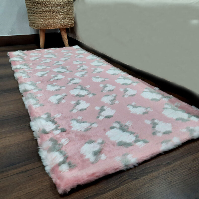 Loomkart – Avioni Ultra Soft Cozy Faux Fur Carpet for Bedroom/Hallway/Pooja Room-Easily Hand Washable- 60X150cm