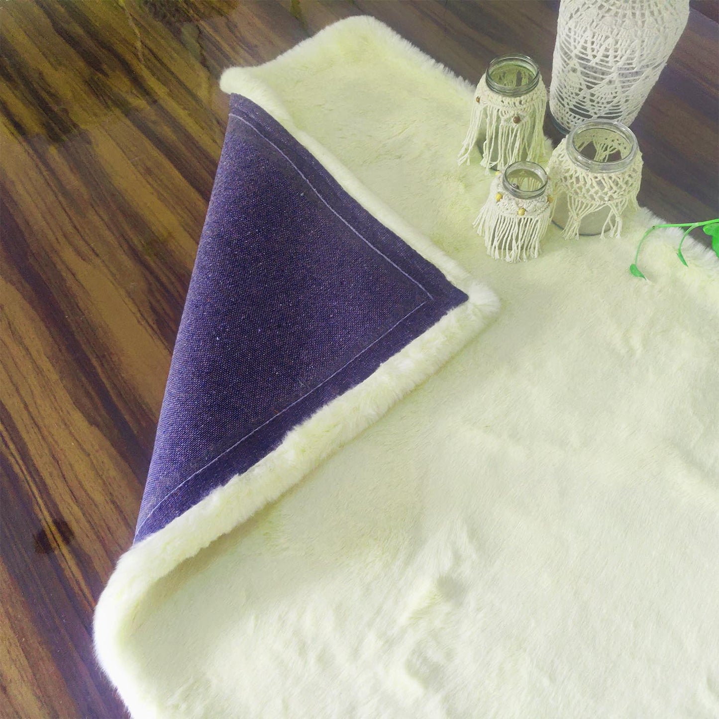 Soft Shaggy Premium Super Soft Luxury Rugs Faux Fur– Cream – Avioni Carpets