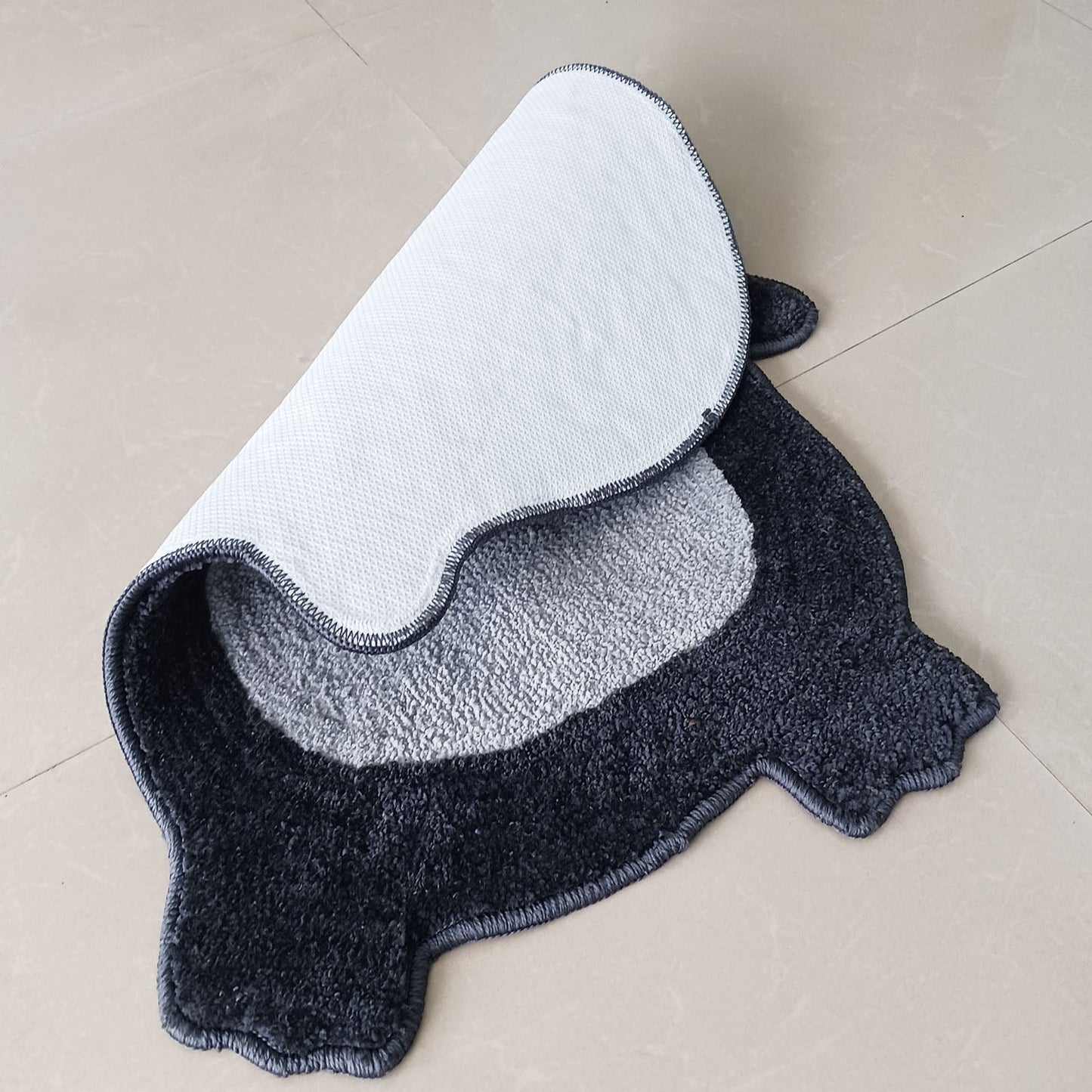 Penguin Cartoon Kids Rug – Buy Washable, Anti-Slip Carpet for Playroom- 60 cm x 90 cm