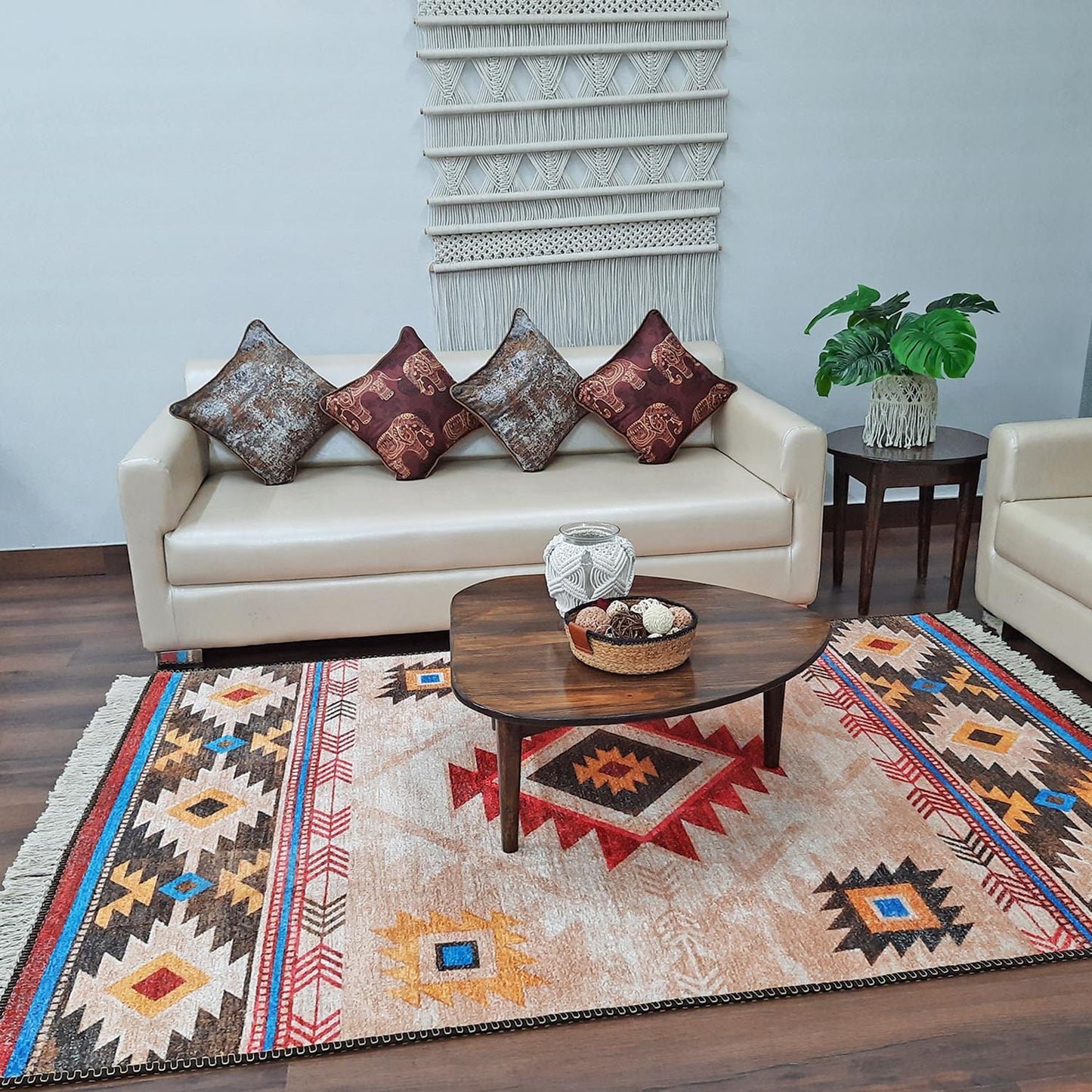 Silk Carpet Ethnic Premium Living Room Rug Multi -Avioni