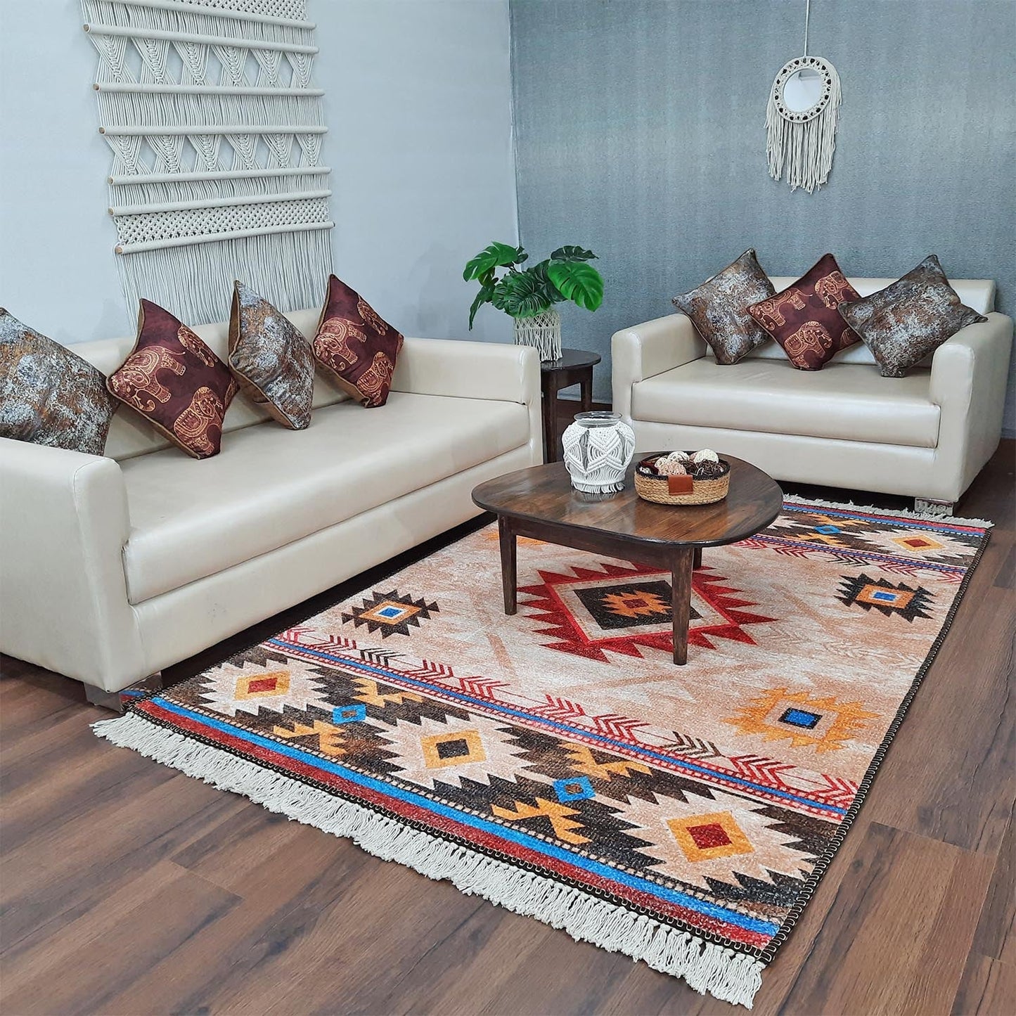Silk Carpet Ethnic Premium Living Room Rug Multi -Avioni