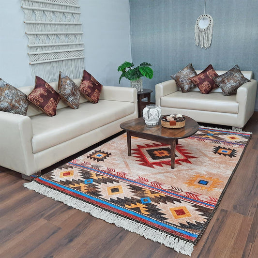 Silk Carpet Ethnic Premium Living Room Rug Multi -Avioni