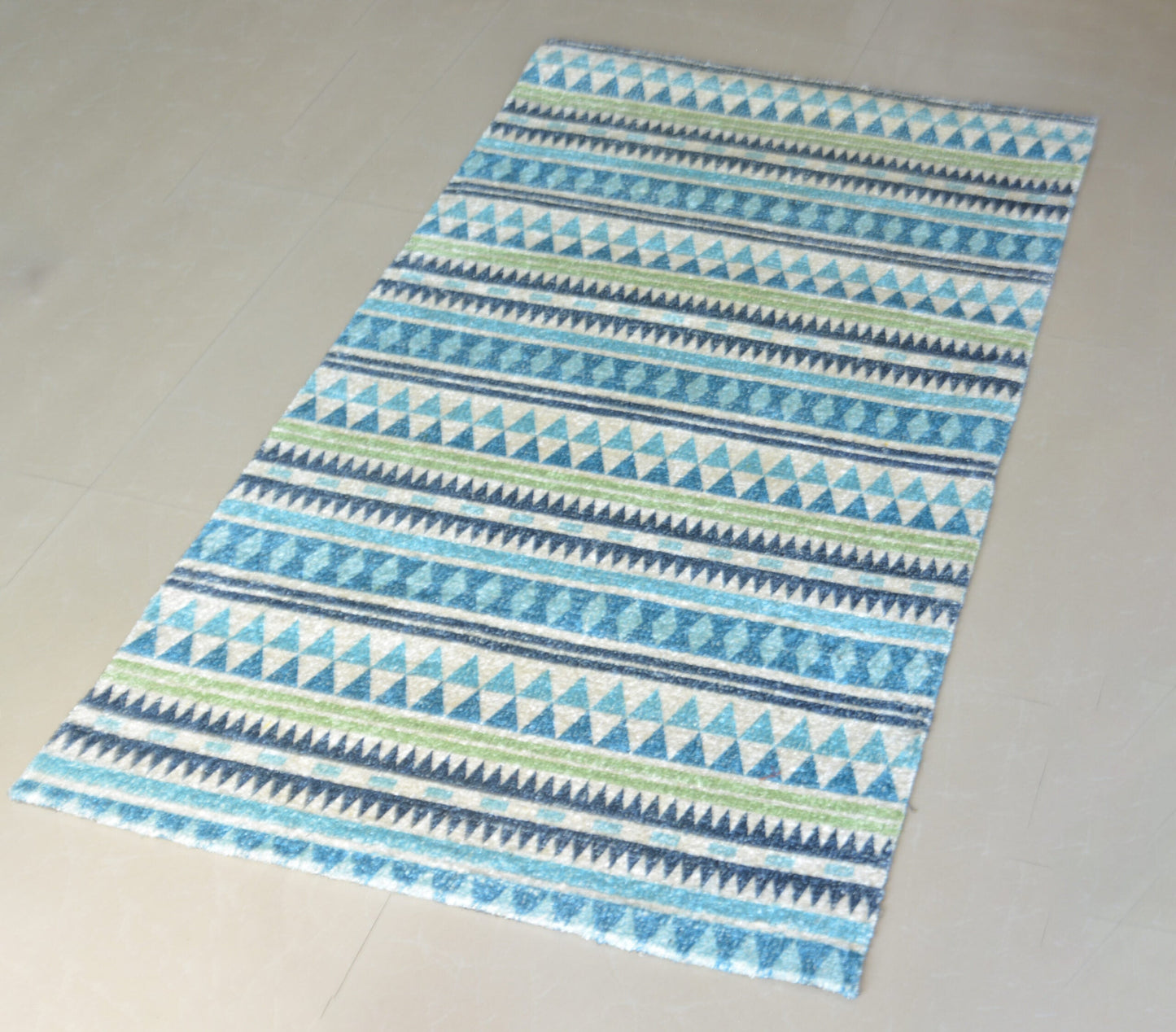 Avioni Carpets for Living Room – Neo Modern Collection Blue Multicolour Carpet/Rug – 90 cm x 150 cm (~3 Feet × 5 Feet)