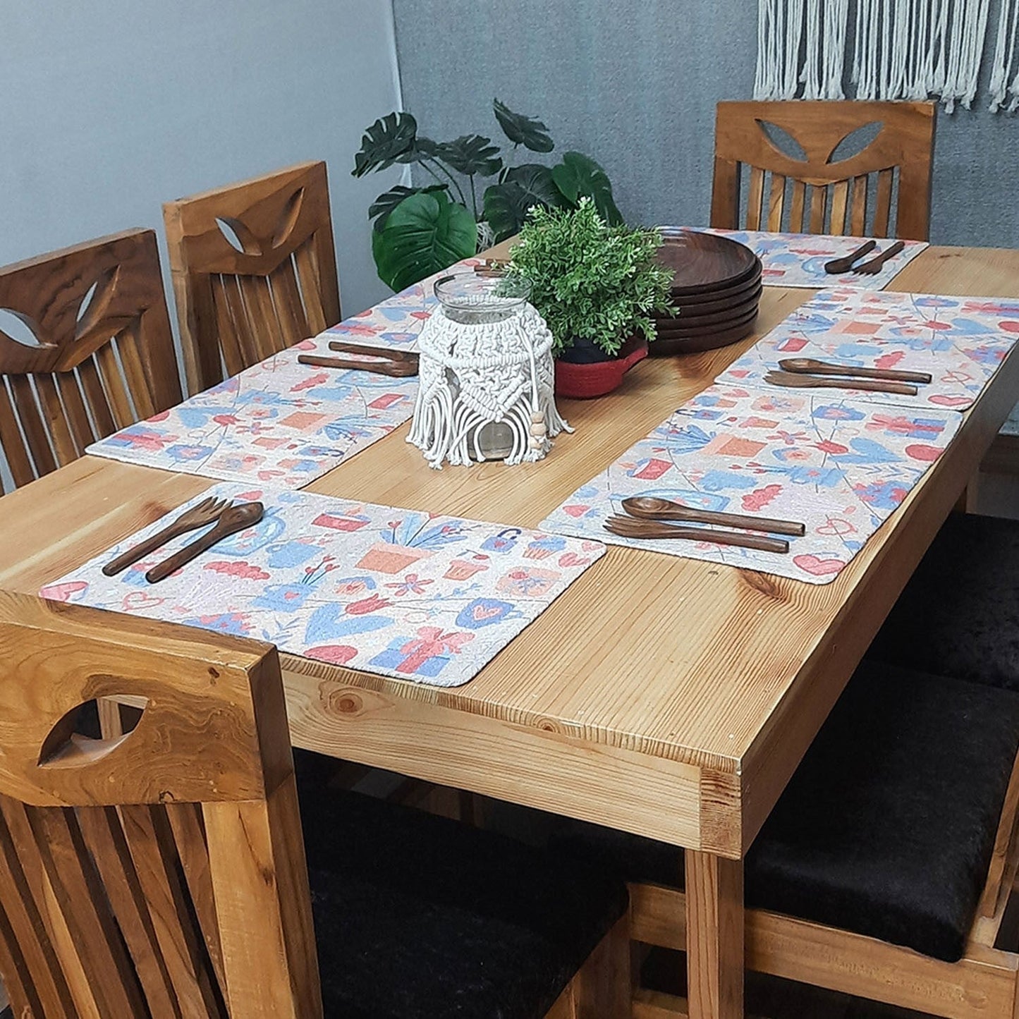 All Natural Cotton Braided Mats- “Natura Collection By Avioni”-Washable -Elegant And Exclusive- kitchen Garden-Good for Gifting (29×44 cms)