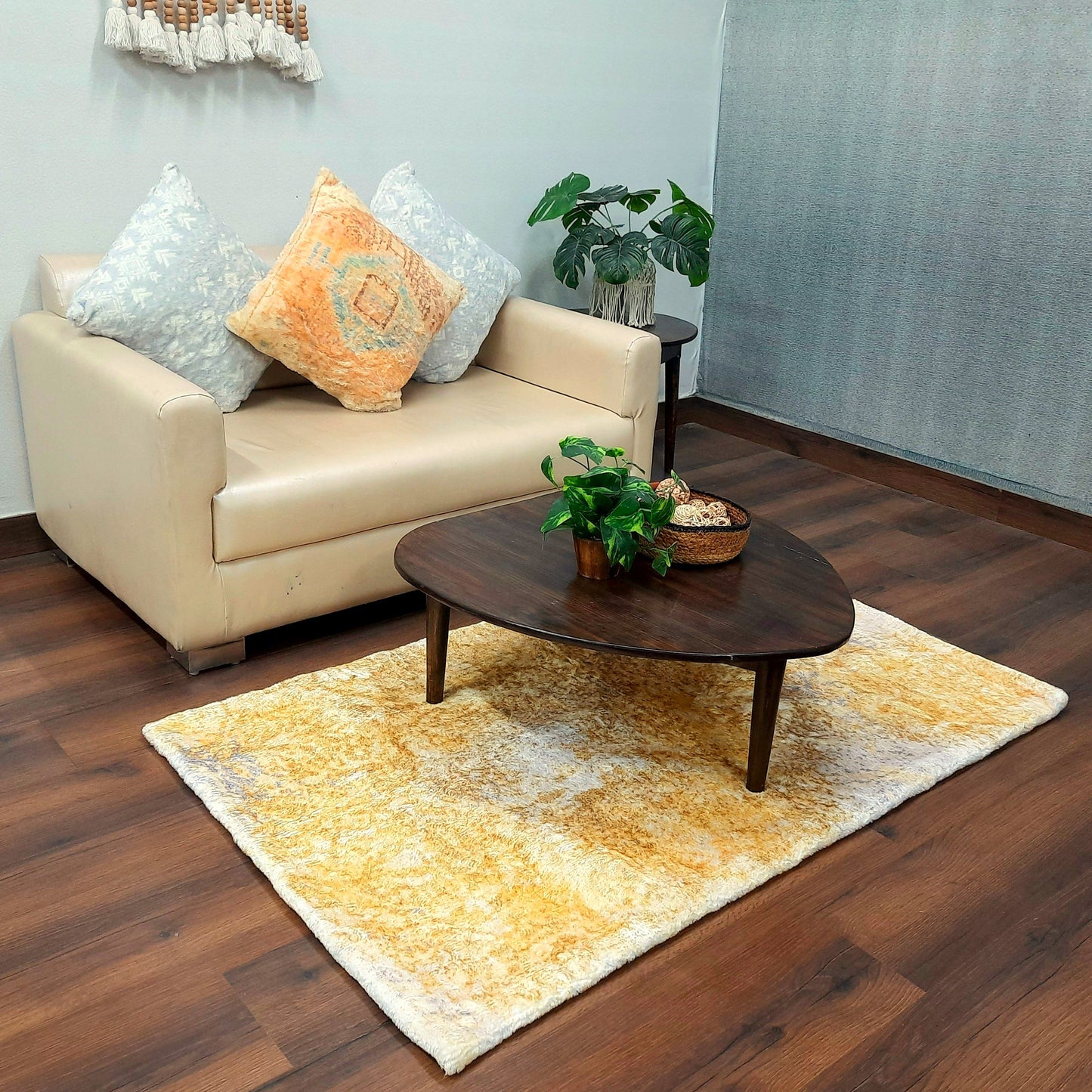 Soft Shaggy Premium Super Soft Luxury Floral Design Rugs  in Faux Fur – Multi Color – Avioni Carpets