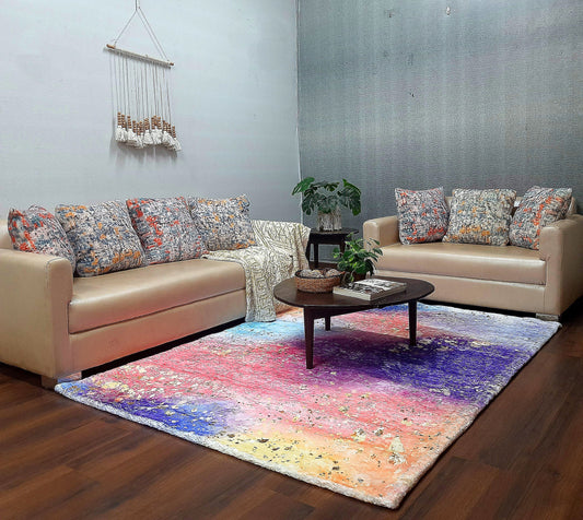 Plush Soft Faux Fur Premium Luxury Rug – Multi Color – Avioni Carpets