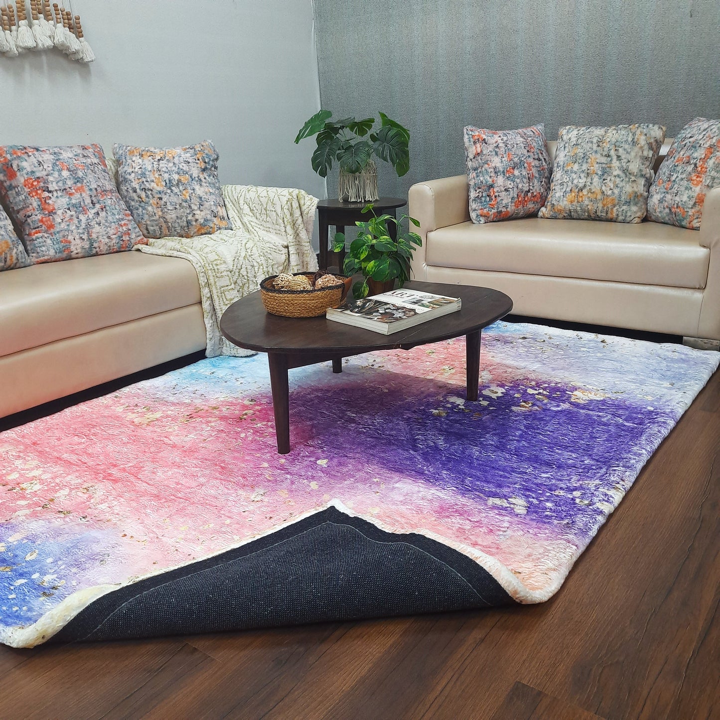 Plush Soft Faux Fur Premium Luxury Rug – Multi Color – Avioni Carpets