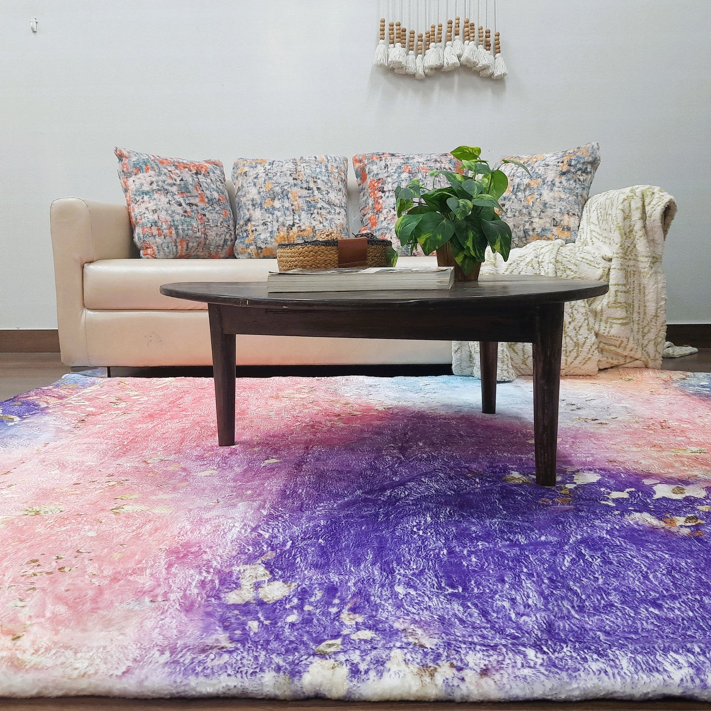 Plush Soft Faux Fur Premium Luxury Rug – Multi Color – Avioni Carpets