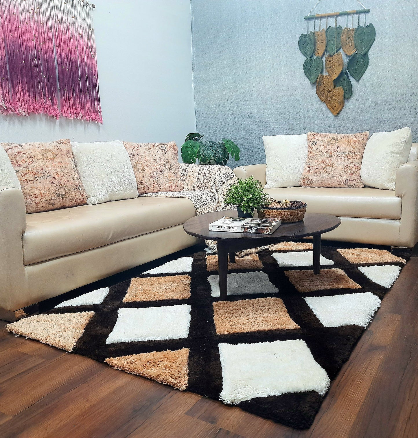 Avioni Home Plush Soft Washable Decorative Carpet in Multi Color| Soft, Easy to Clean