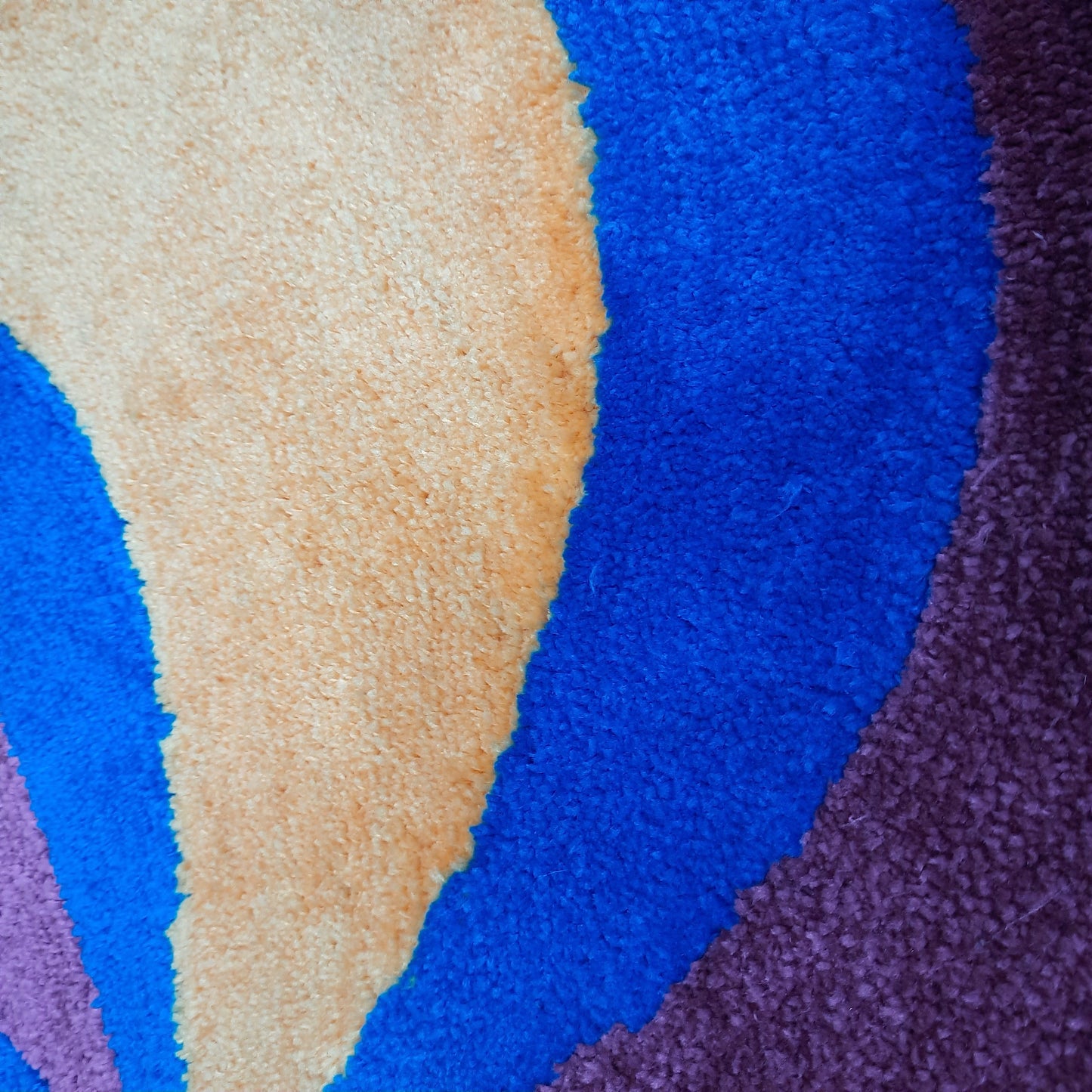 Avioni Home Mid Century Modern Soft Micro Yarn Round Carpet In Multi Color| Soft, Non-Slip, Easy to Clean