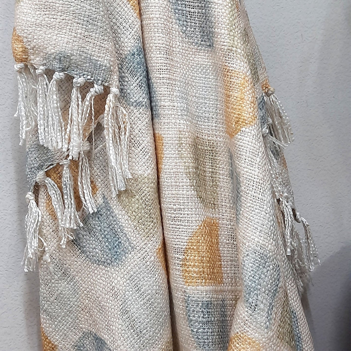 Avioni Sofa Throw | Handloom Weaved Bohemian Blanket with Fringes | Modern Soft Travel Blanket, Throws for Sofas, Armchair, Couch and Bed