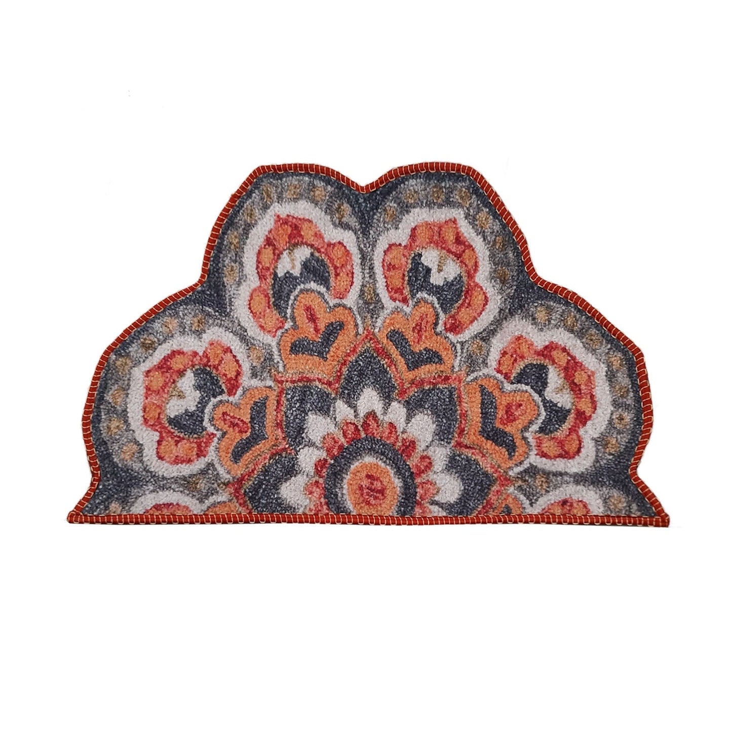 Avioni Home Floor Mats in Beautiful Rangoli Modern Petals Design | Anti Slip, Durable & Washable | Outdoor & Indoor