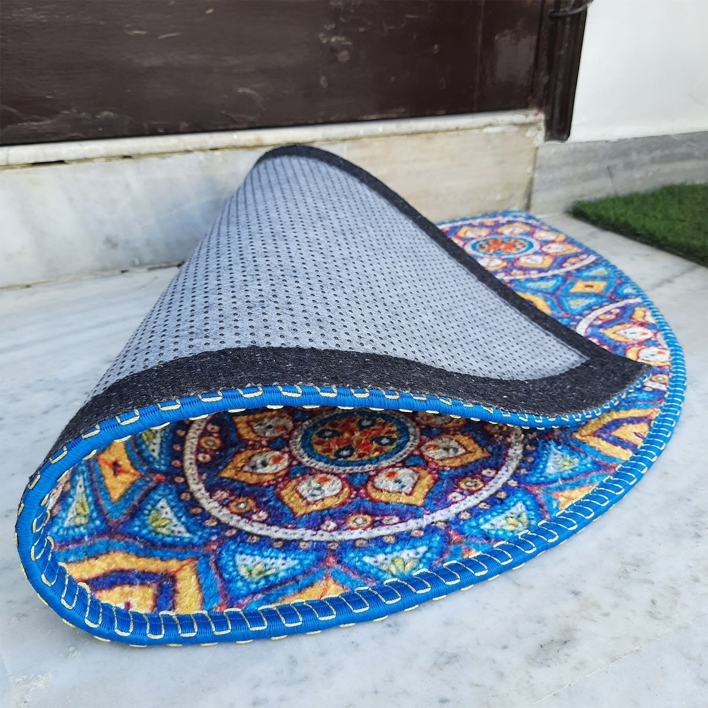 Avioni Home Floor Mats in Beautiful Moroccan Design | Anti Slip, Durable & Washable | Outdoor & Indoor