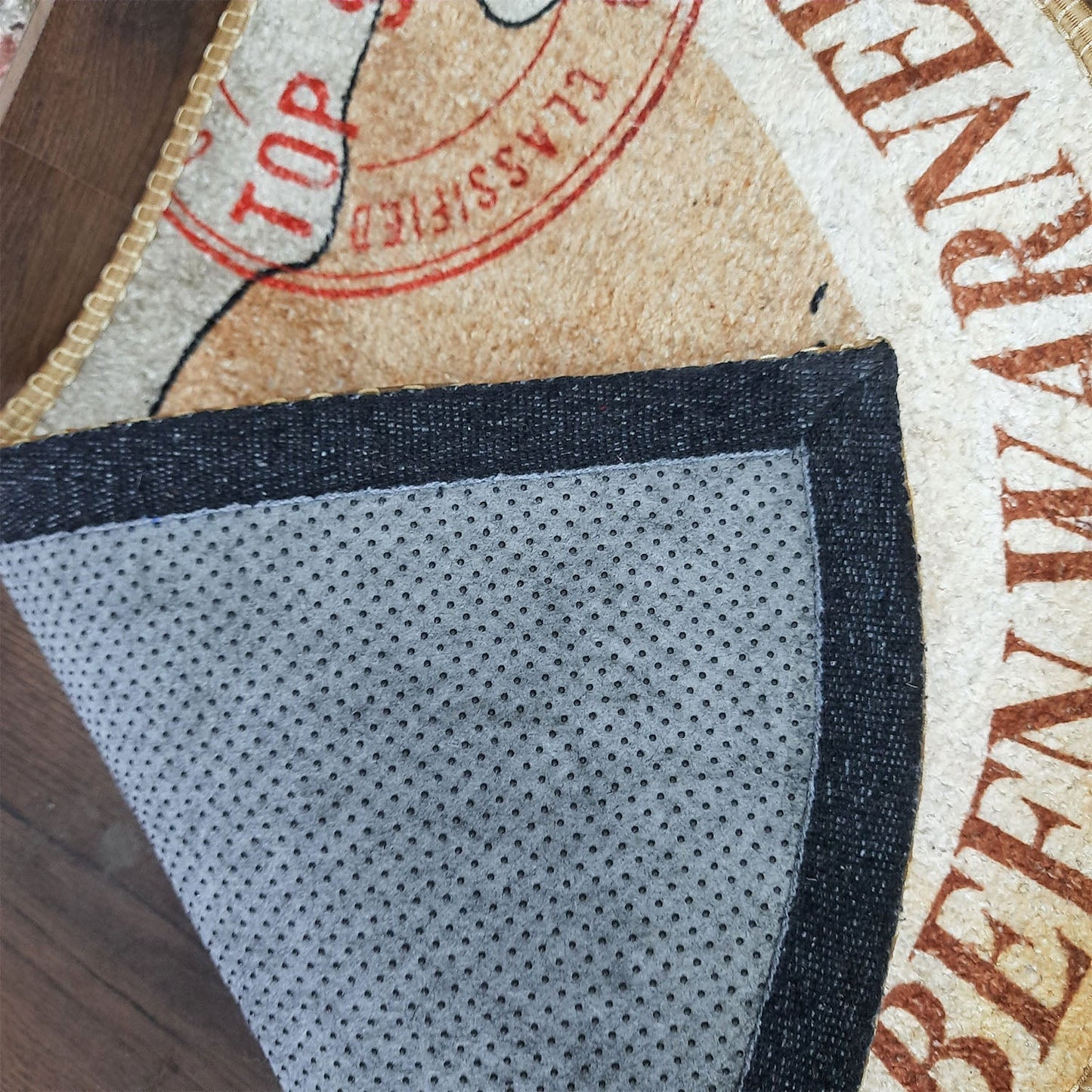 Avioni Home Floor Mats in Modern Design with a Fun Warning Message  | Anti Slip, Durable & Washable | Outdoor & Indoor