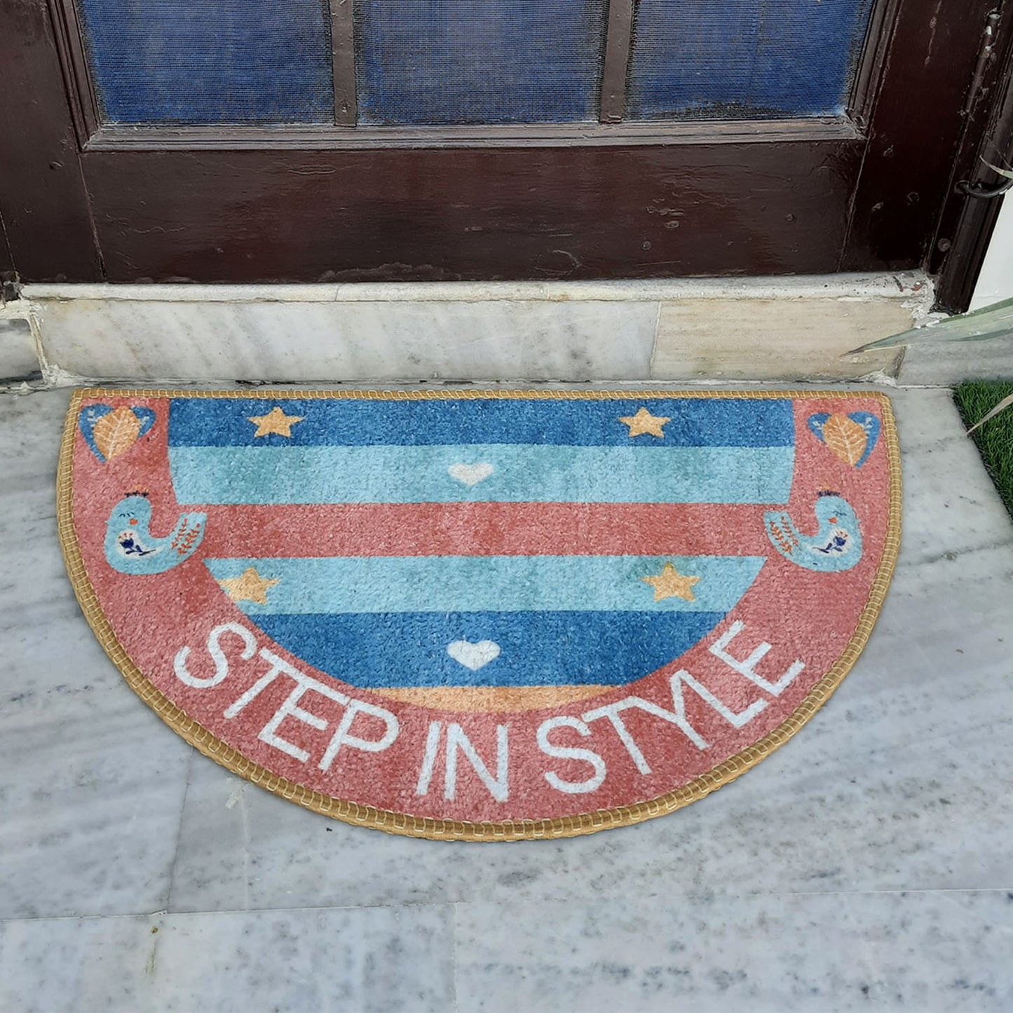 Avioni Home Floor Mat “Step in Style” Modern Design  | Anti Slip, Durable & Washable | Outdoor & Indoor