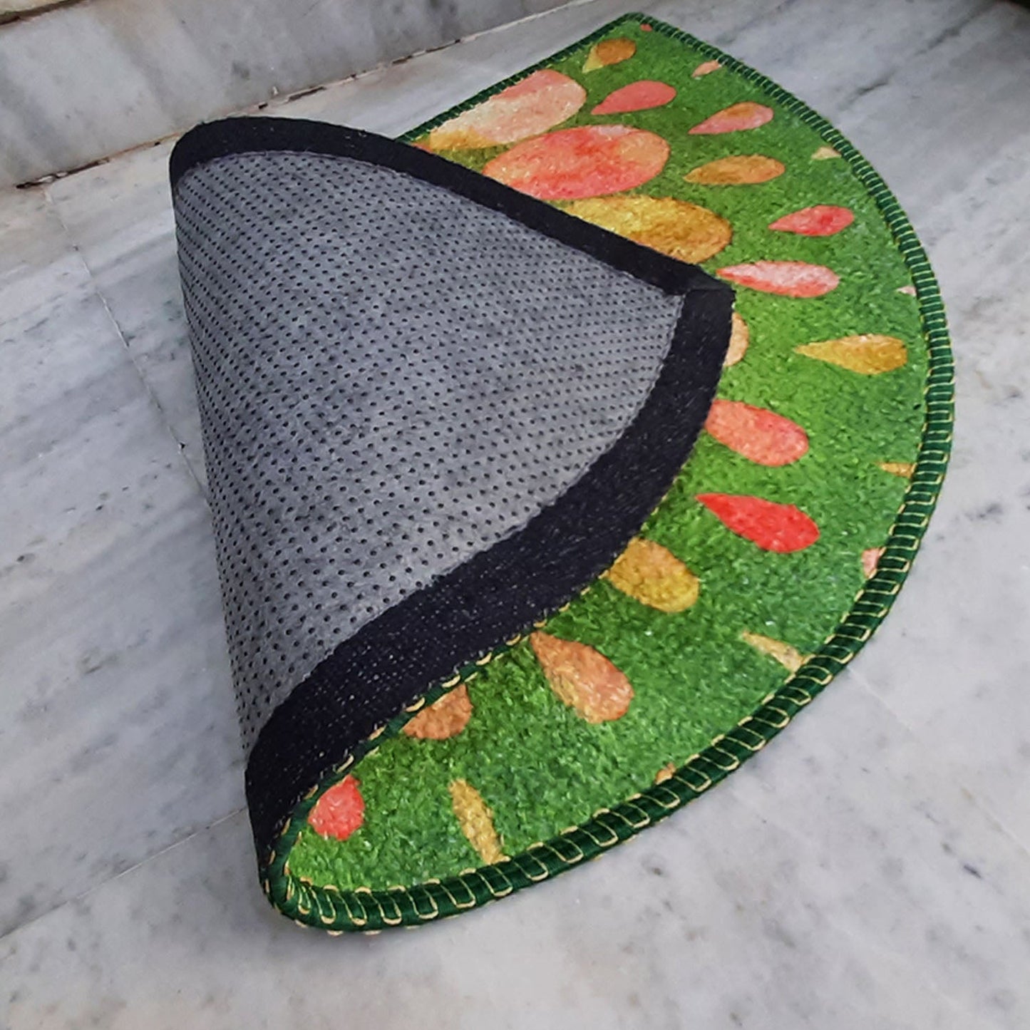 Avioni Home Floor Mats in Beautiful Rangoli Design | Anti Slip, Durable & Washable | Outdoor & Indoor