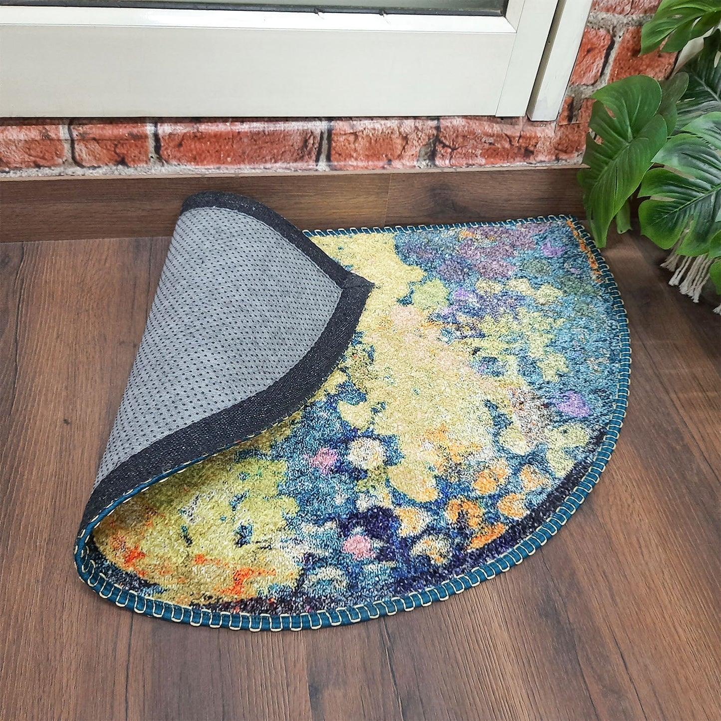 Avioni Home Floor Mats in Beautiful Colorful Abstract Design | Anti Slip, Durable & Washable | Outdoor & Indoor