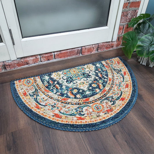 Avioni Home Floor Mats in Beautiful Traditional Persian Design | Anti Slip, Durable & Washable | Outdoor & Indoor