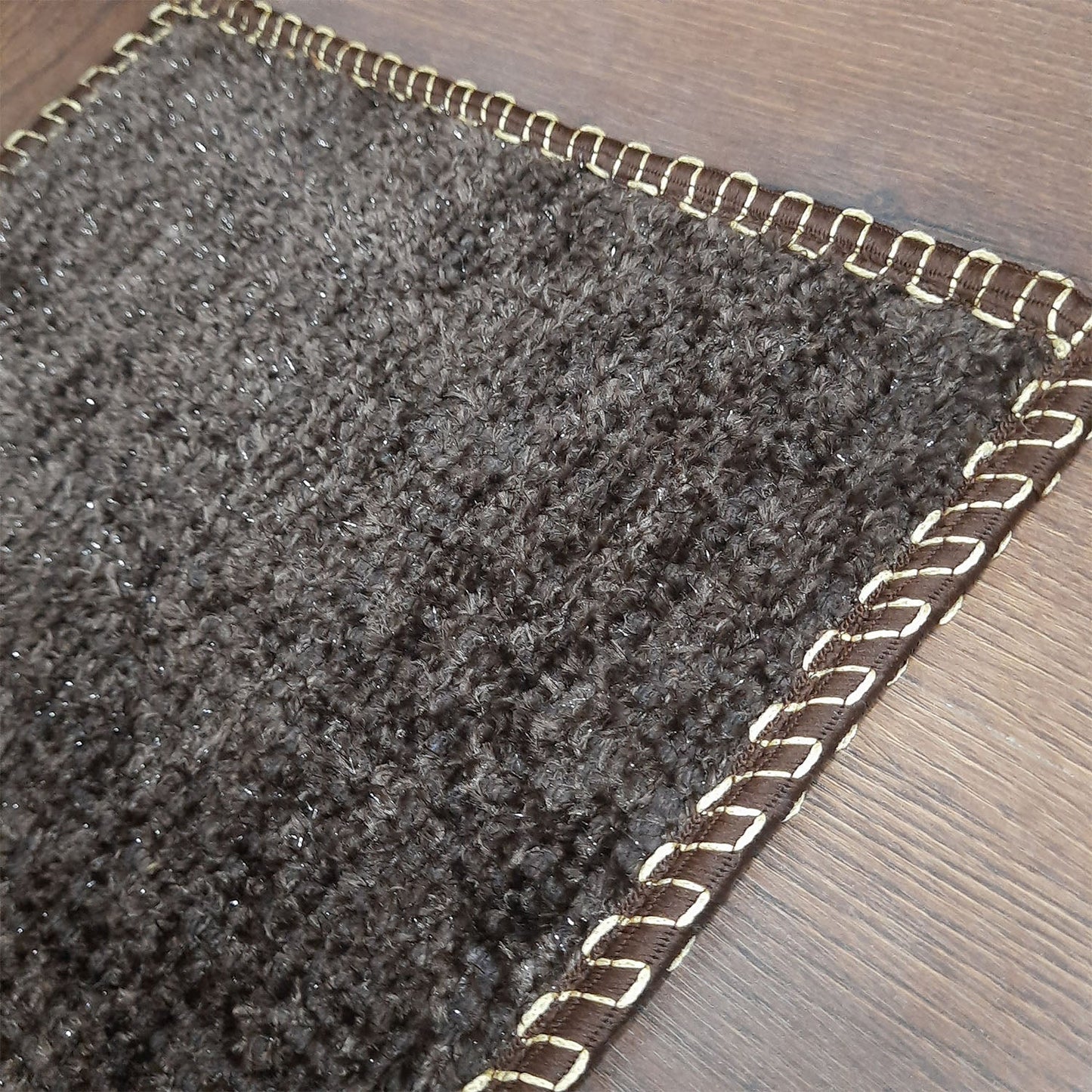 SET OF FOUR | Avioni SlipToGrip Universal Doormat | Coffee, Size 35cm x 55cm | Anti Slip, Durable & Washable | Outdoor & Indoor