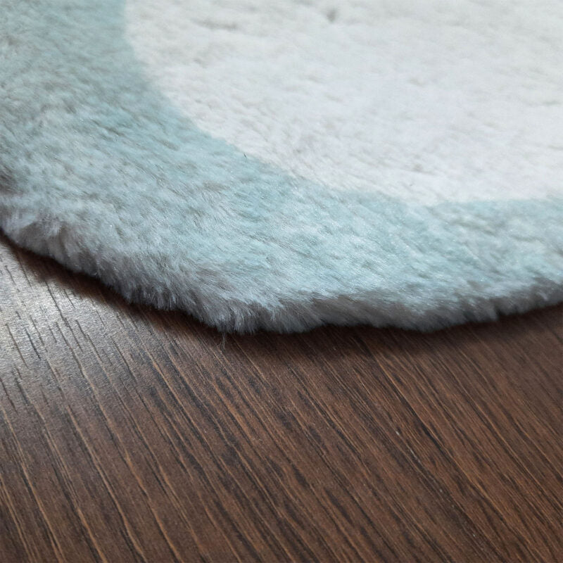 Avioni Clouds Inspired Fluffy Shag Very Soft Faux Fur Rug for Kids Nursery Play Room-55cmx140cm