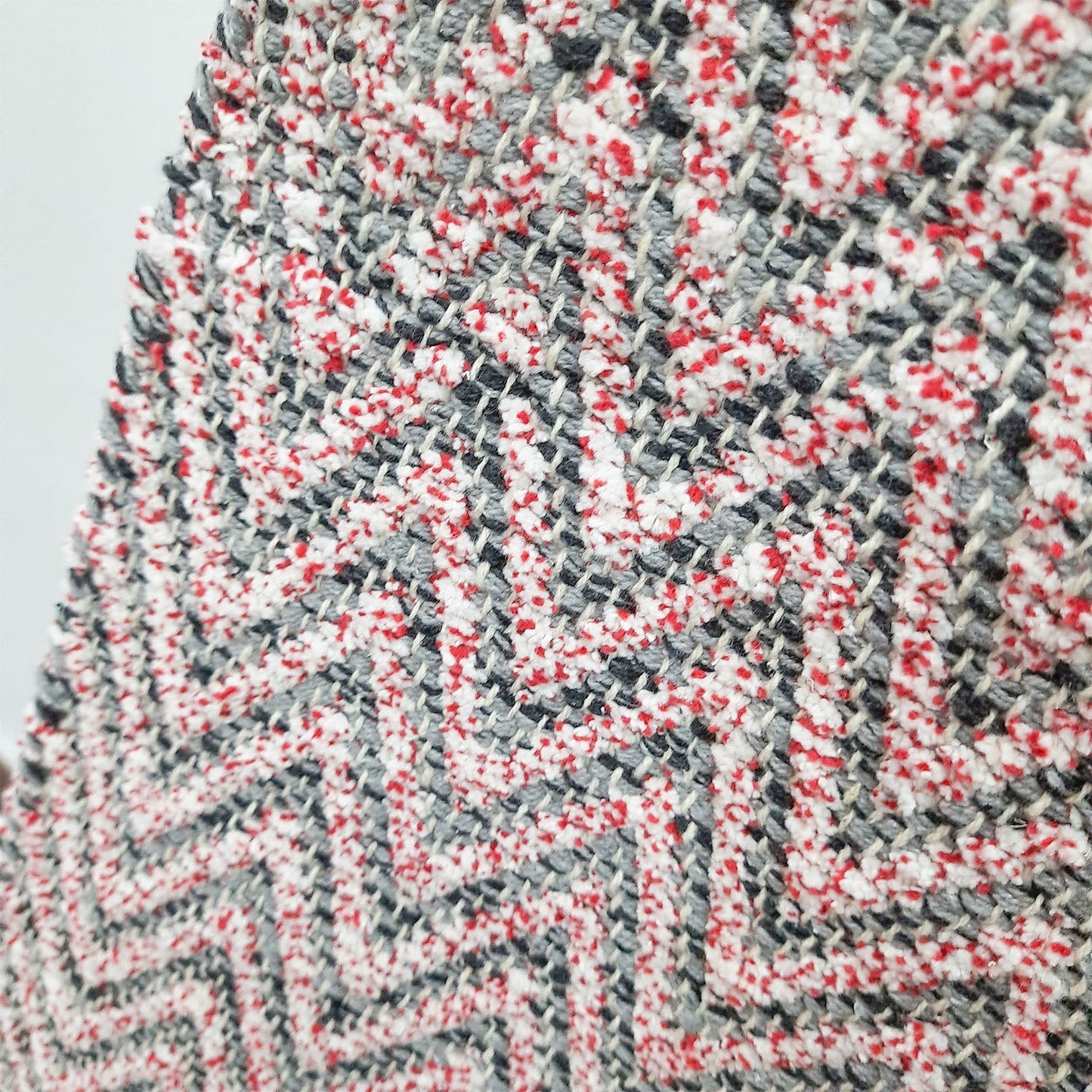 Avioni Lux Handloom Cotton Designer Durries- 90cm x 150cm (~3×5 Feet)- Red Multicolour