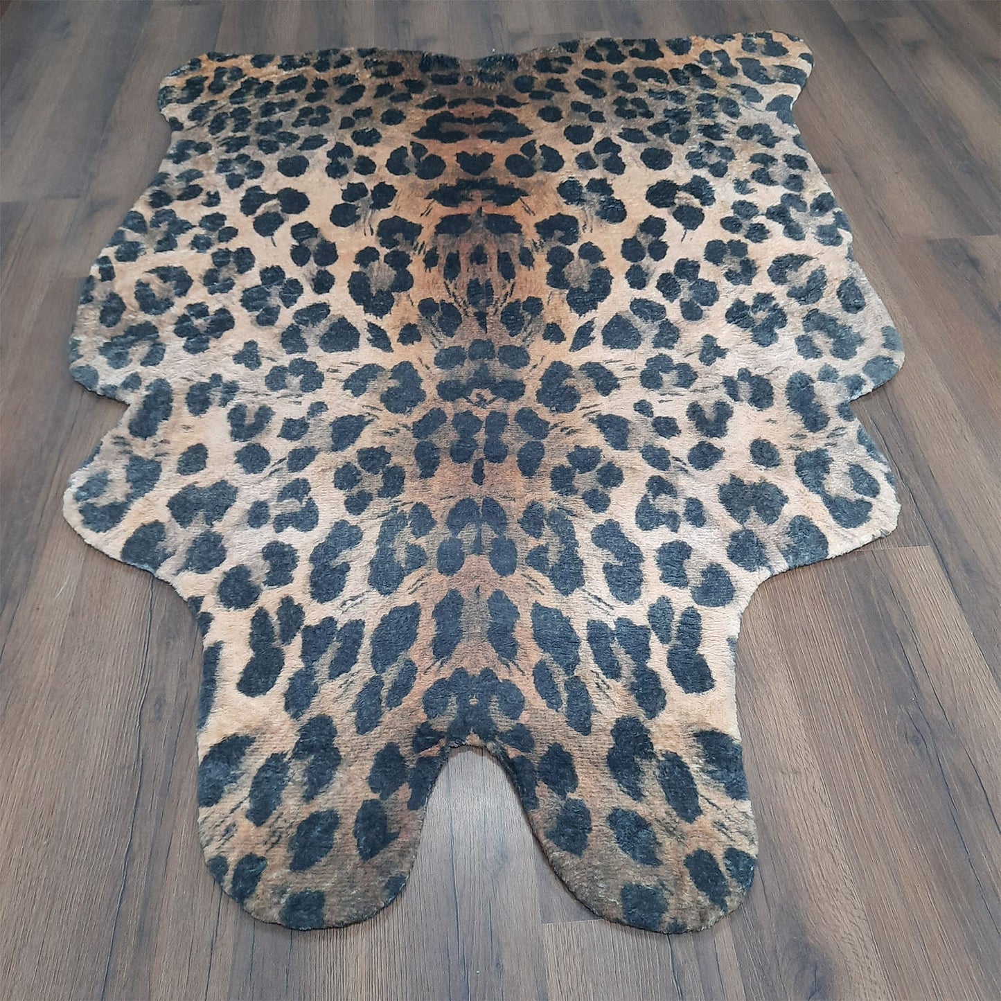 Avioni Home Faux Fur Exotic Animal Area Rug | Leopard Print-150cm x 210cm (~5Feet x 7Feet)