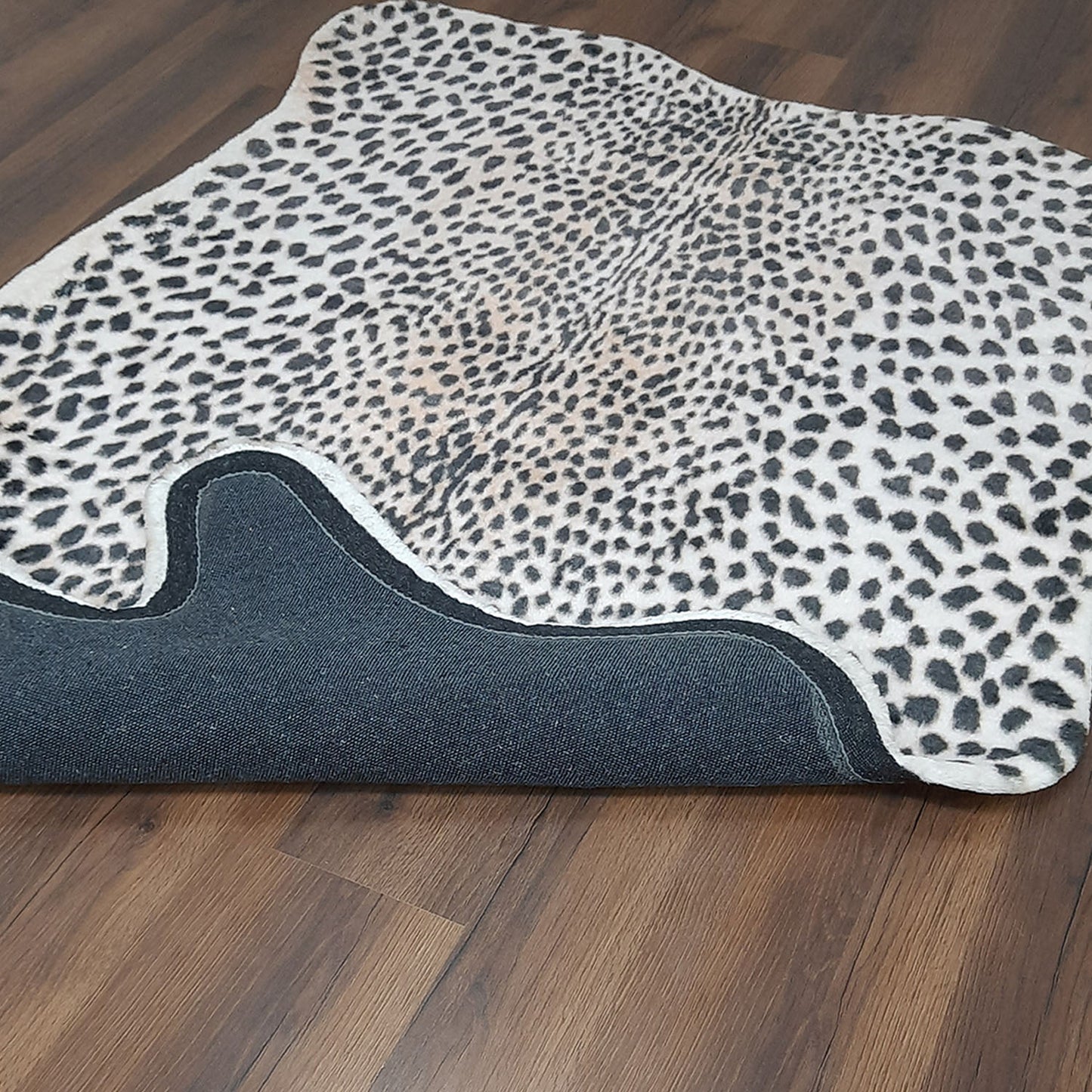Avioni Home Faux Fur Exotic Animal Area Rug | Snow Leopard Print-150cm x 200cm