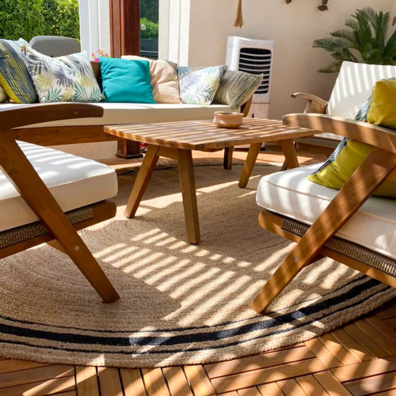 Natural Organic Jute Handmade Braided Rugs| Jute Large Area Rug|Avioni- Premium Collection