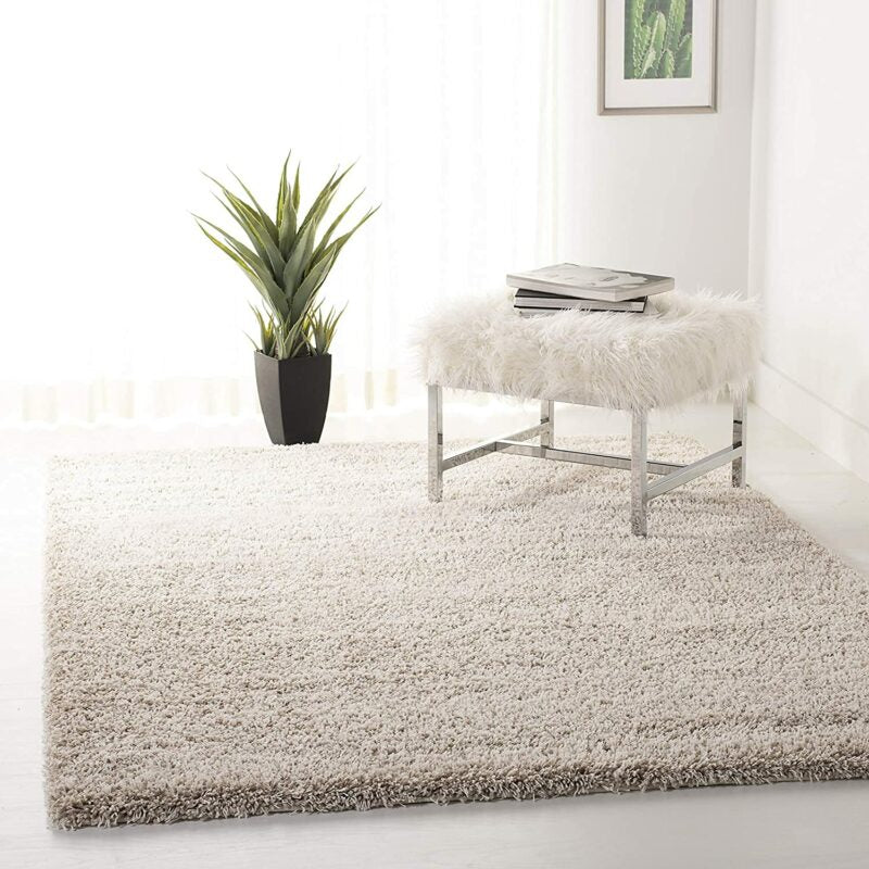 Avioni Atlas Collection- Micro Plain Beige Colour Soft Carpet -Different Sizes