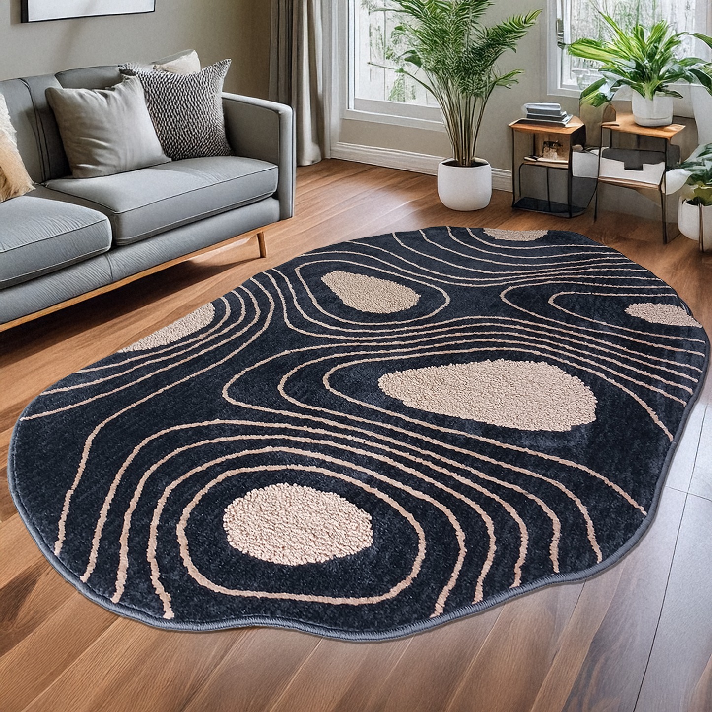 The Elevate Collection from Loomkart | Isla Pebble Wave Luxe Carpet | Luxury Statement Carpets