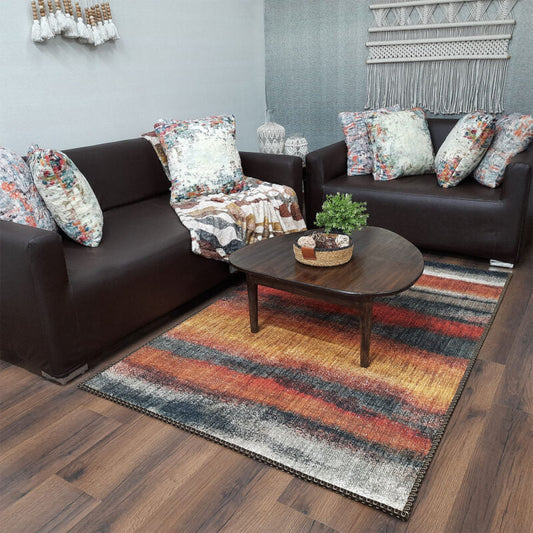 Avioni Faux Silk Rug | Create a Chic Living Room | Luxurious, Durable and Washable | Earthy Elegance Collection