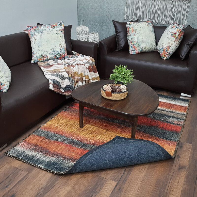 Avioni Faux Silk Rug | Create a Chic Living Room | Luxurious, Durable and Washable | Earthy Elegance Collection