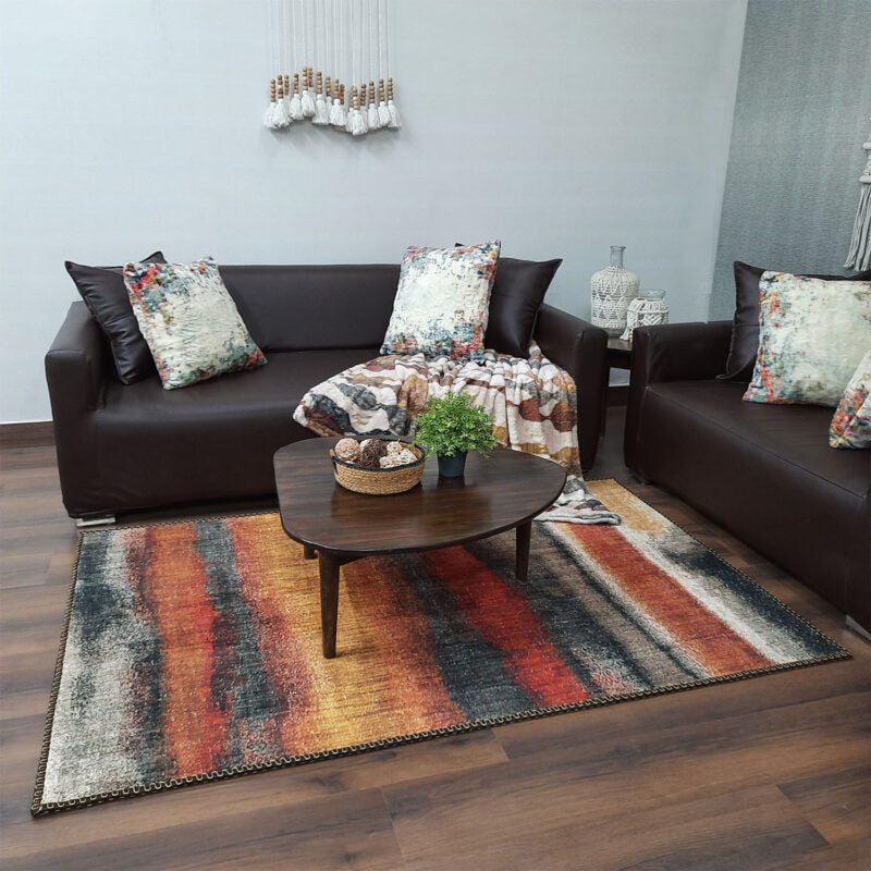 Avioni Faux Silk Rug | Create a Chic Living Room | Luxurious, Durable and Washable | Earthy Elegance Collection