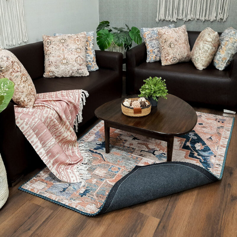 Choose Avioni Faux Silk Carpet for a Stylish and Modern Living Room | Durable and Washable | RoseWood Collection