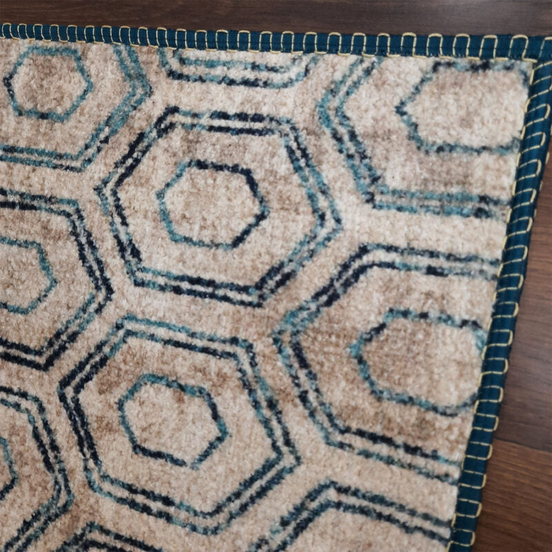 Avioni Faux Silk Carpet for Your Living Room | Modern Design | Luxurious, Durable and Washable | SeaBird Collection