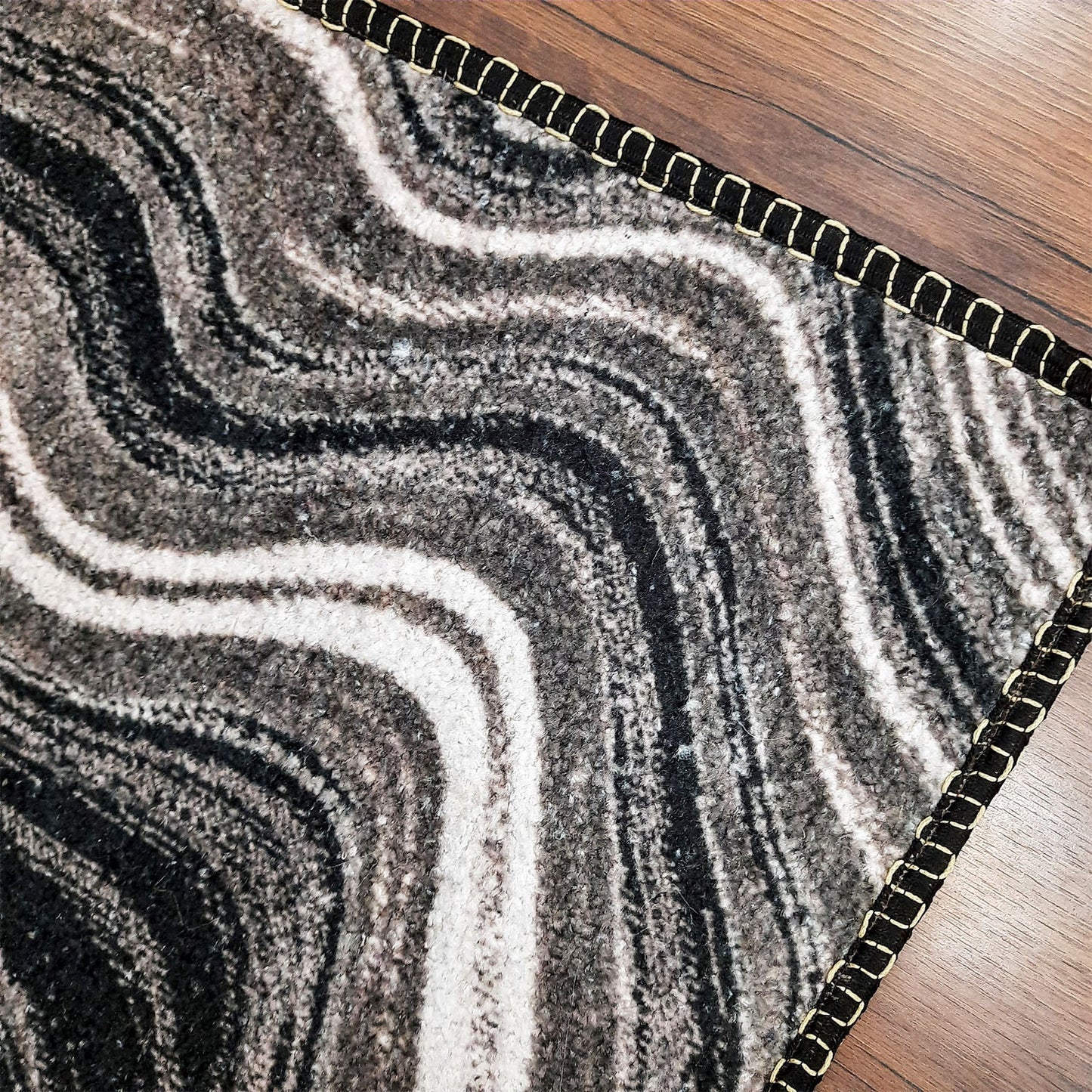 Avioni Faux Silk Carpet for a Stylish and Modern Living Room Marble Look theme | Durable and Washable