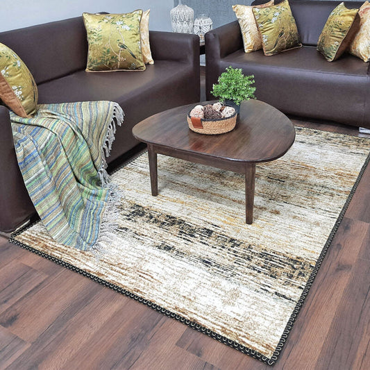Avioni Faux Silk Rug | A Great Addition to Your Living Room | Luxurious, Durable and Washable | Earthy Elegance Collection