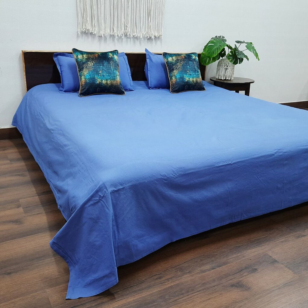 Avioni-100% Cotton, 180 TC Very Fine Cotton 90×100inches- 225cmsx250cms (Full Length) Bedsheet With 2 Pillow Covers Quality Guaranteed