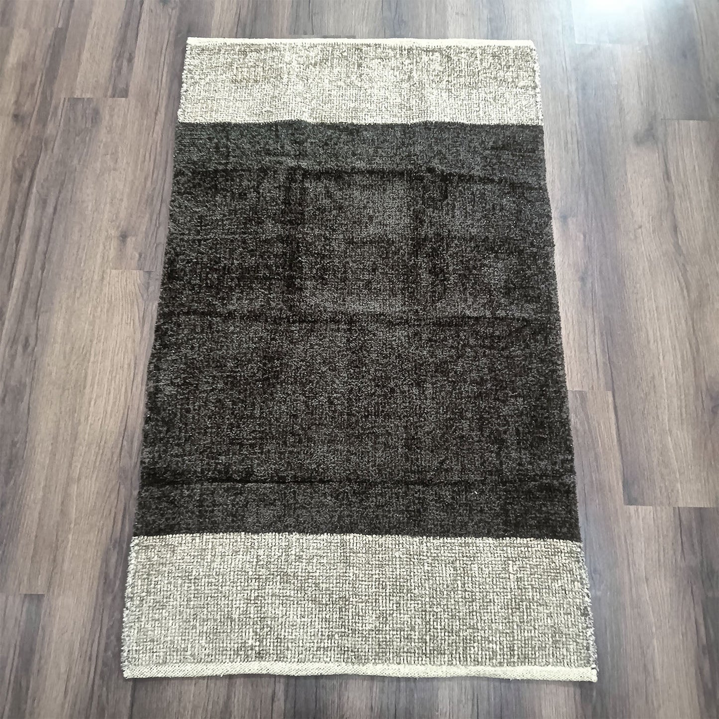 Avioni Handloom Cut Shuttle Rugs by Master Artisans | Soft Touch | Home Washable | Coffee and Beige | Reversible - 90cm x 150cm (3feet x 5feet)