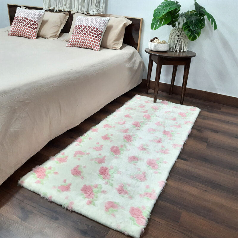 Loomkart – Avioni Ultra Soft Cozy Faux  Fur Carpet for Bedroom/Hallway/Pooja Room-Easily Hand Washable- 60X150cm