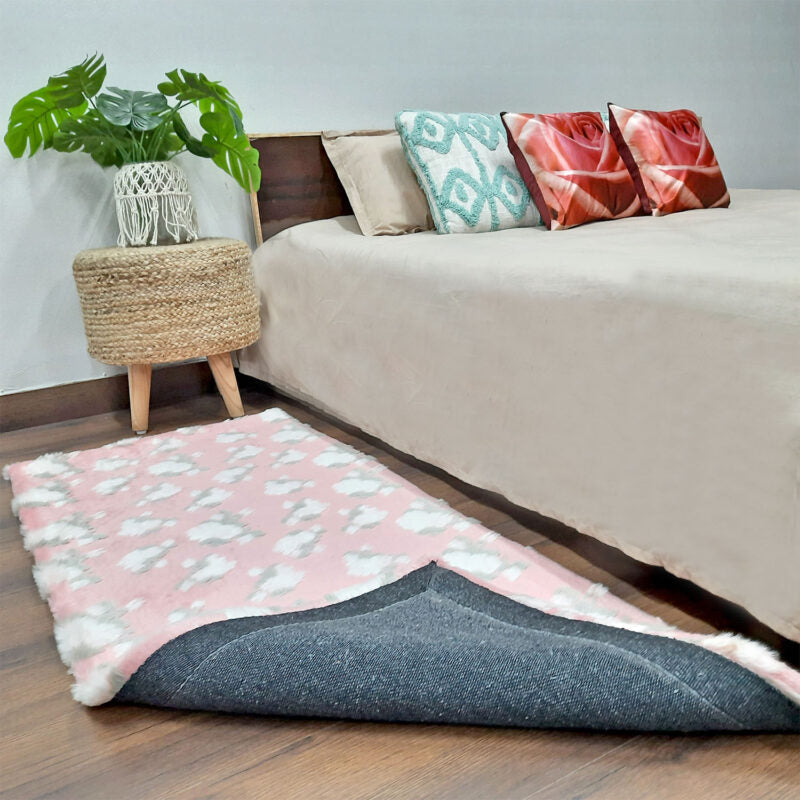 Loomkart – Avioni Ultra Soft Cozy Faux  Fur Carpet for Bedroom/Hallway/Pooja Room-Easily Hand Washable- 60X150cm