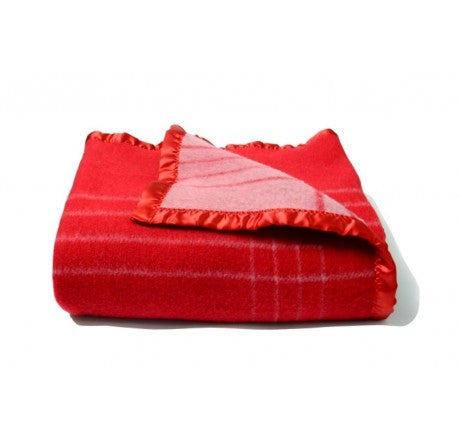 Buy 2 Get 1 Free – Avioni Home Very Warm Premium 80 Percent Wool Red Wool Blankets-162cm x 245cm