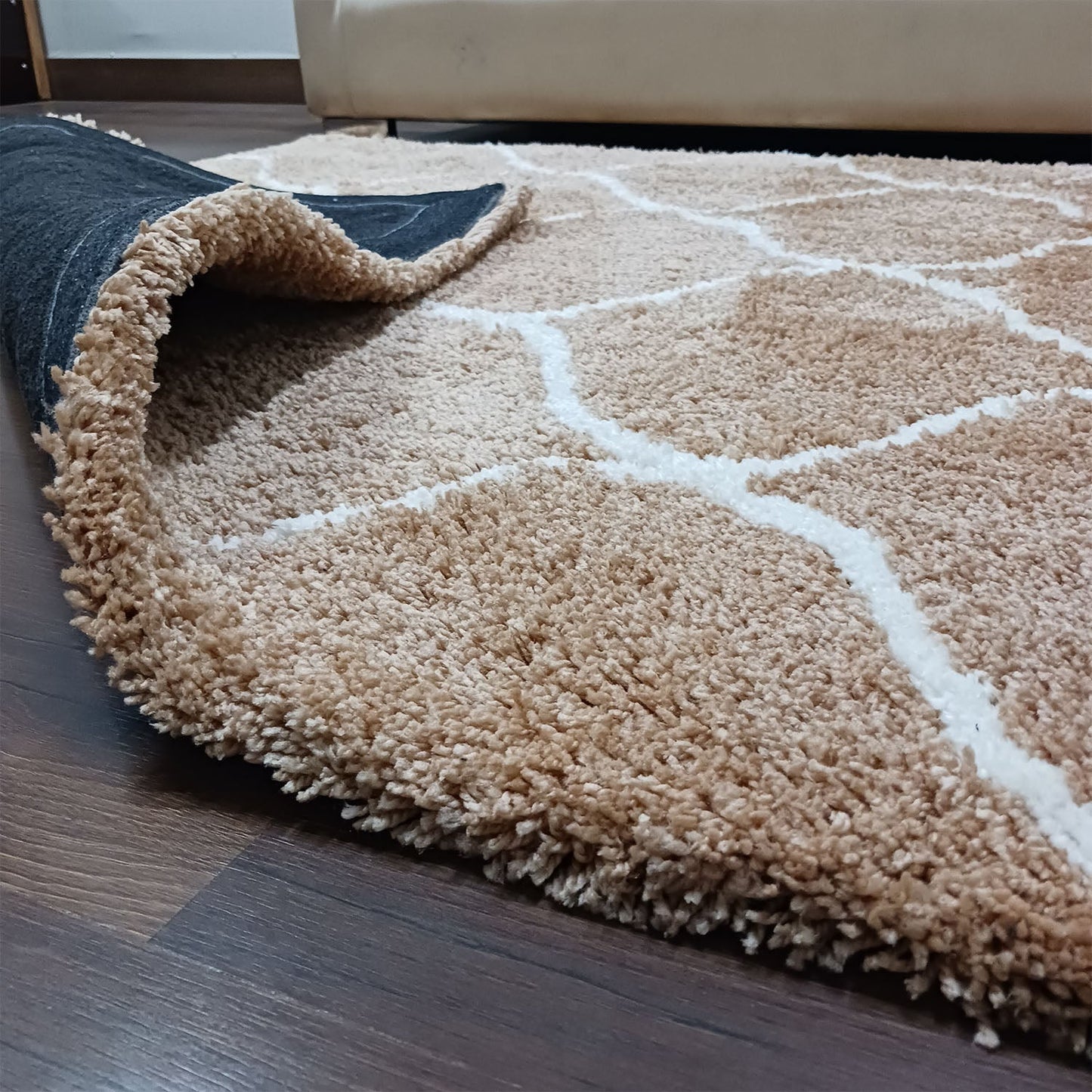 Avioni Atlas Collection- Micro Beige Moroccon Design Carpet -Different Sizes