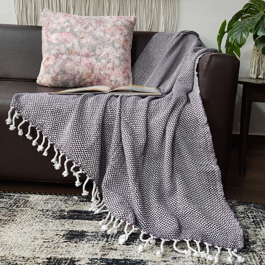 Avioni Premium 100% Cotton Sofa Throws/Blankets
